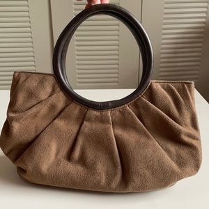 Brown hand bag
